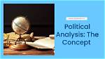 A Political Phenomena in the Making