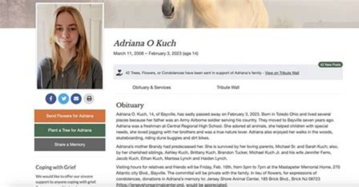 “All Guilty of Homicide”: Adriana Kuch Dies by Suicide After Being Attacked by School Bullies, Leaves Netizens Enraged