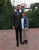 Andrej Stojakovic: Peja Stojakovic Son with Wife Aleka Kamila