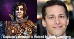 Andy Samberg Voices Valentine on Tiny Tina, How Old Is the Beloved Character?