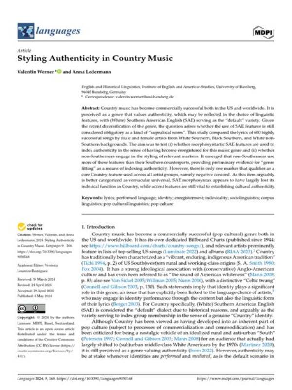 Authenticity and Impact in Country Music