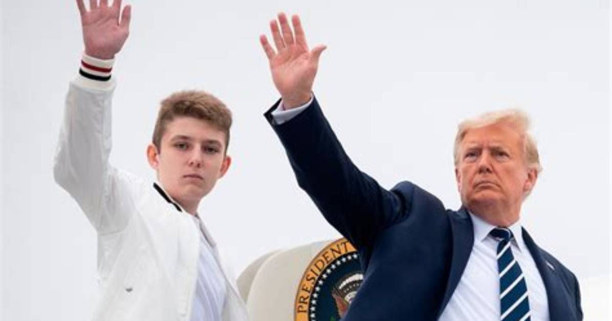 Barron Trump's Triumphant High Five