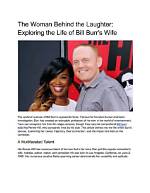 Behind the Laughter: the Life of Bill Burr's Wife