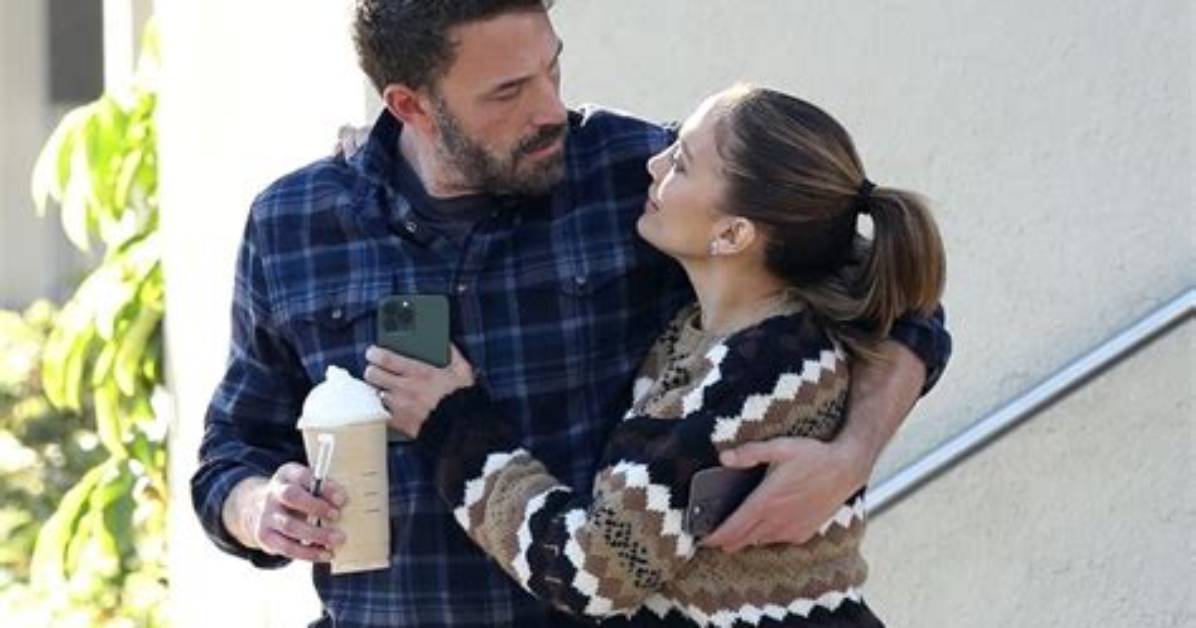 Ben Affleck and Jennifer Lopez Embrace During Sunny Starbucks Run
