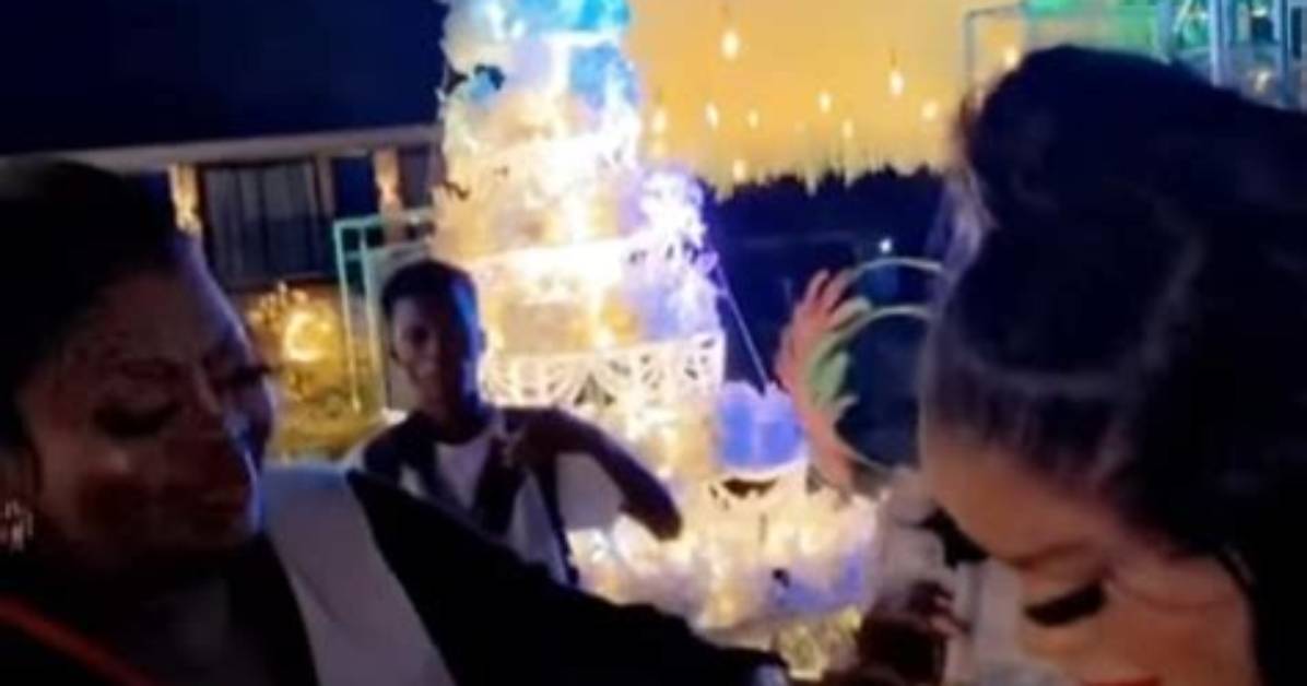 Bobrisky Grateful as Eniola Badmus Turns up for His Party After Other Celebrities Boycott Him (Video)