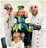 Brie Bella and Husband Are Scientists in Adorable Family Halloween Photos: ‘Went a Little Mad’