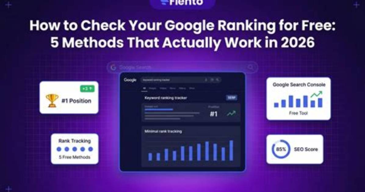 Check Your Google Ranking with Our Free Tool