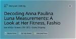 Decoding Her Fitness, Fame, and Family