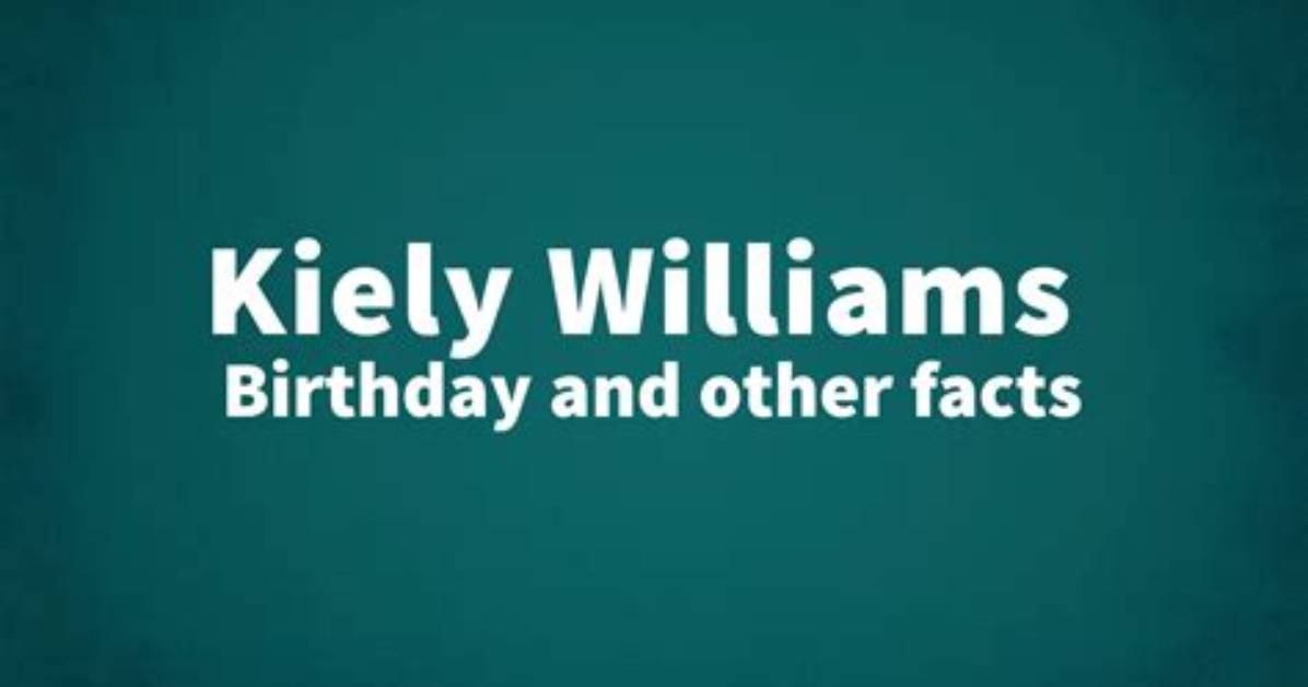 Discover the Untold Story of Kiely Williams' Inspiring Mom