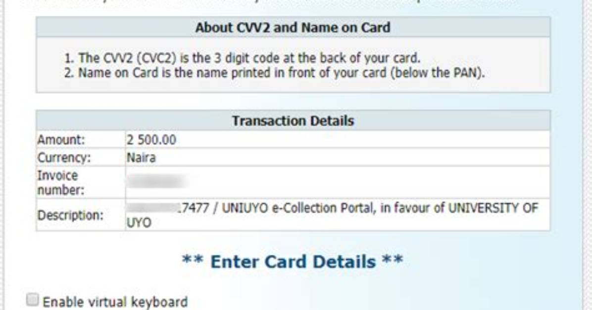 Discover Uniuyo's Secure Online Payment Portal: Hassle-Free Transactions