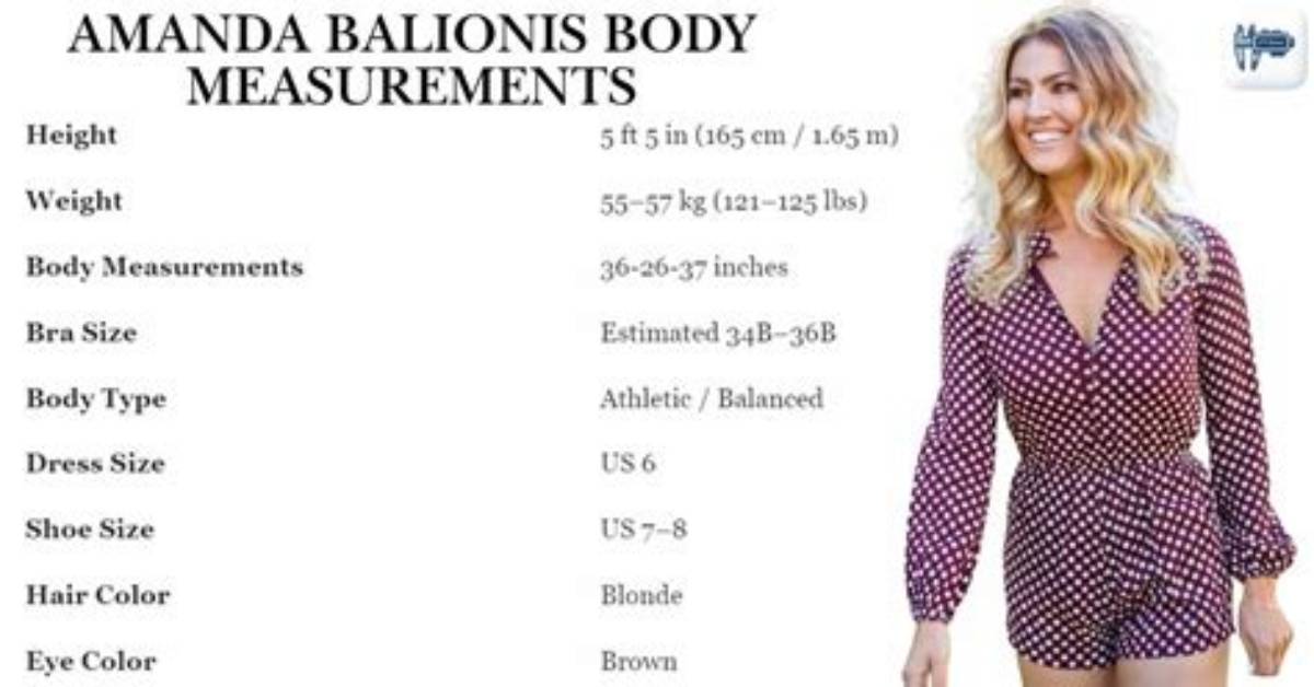 Discovering Amanda Balionis Height: the Measurements of a Sports Journalist