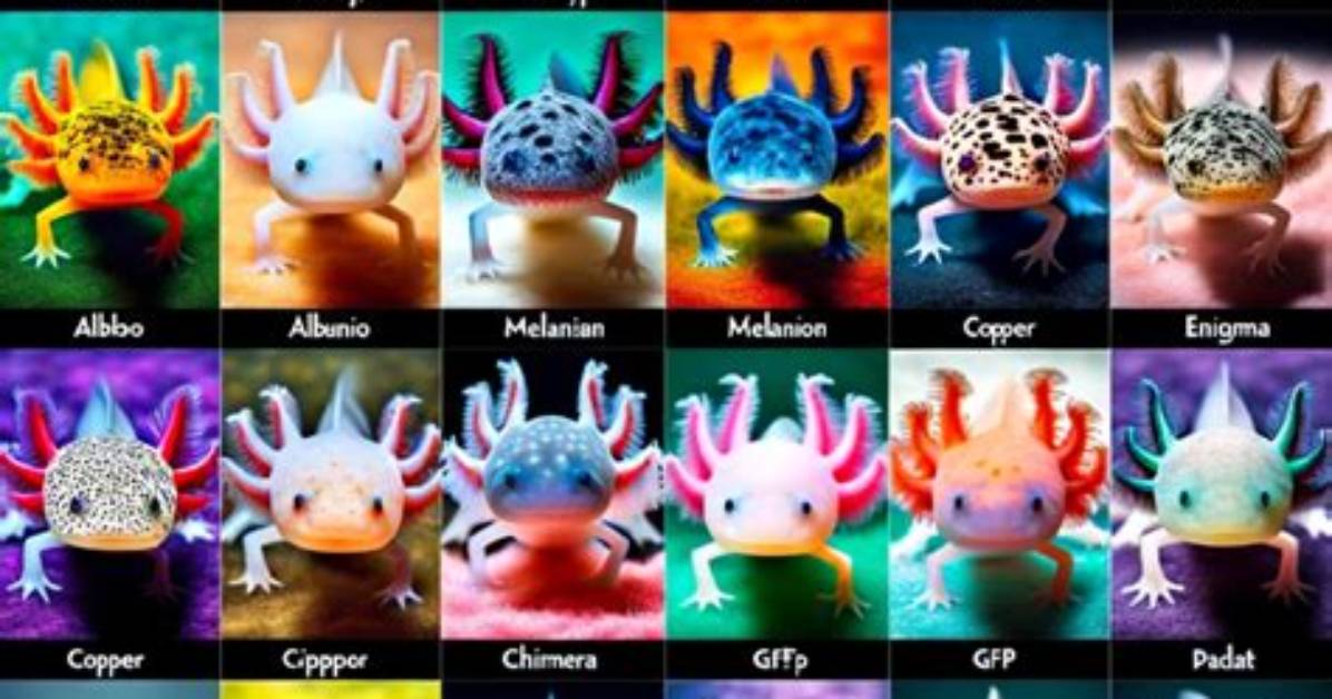 Discovering the Diverse World of Different Axolotls