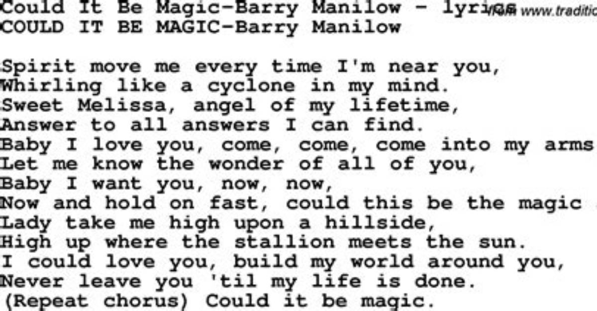 Discovering the Magic: Lyrics to This Could Be the Start of Something Big