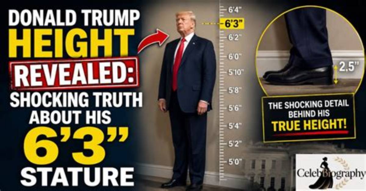 Donald Trump's Height: Uncovering the Truth