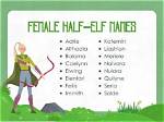 Enchanting Half Elf Names: a Journey Through Fantasy