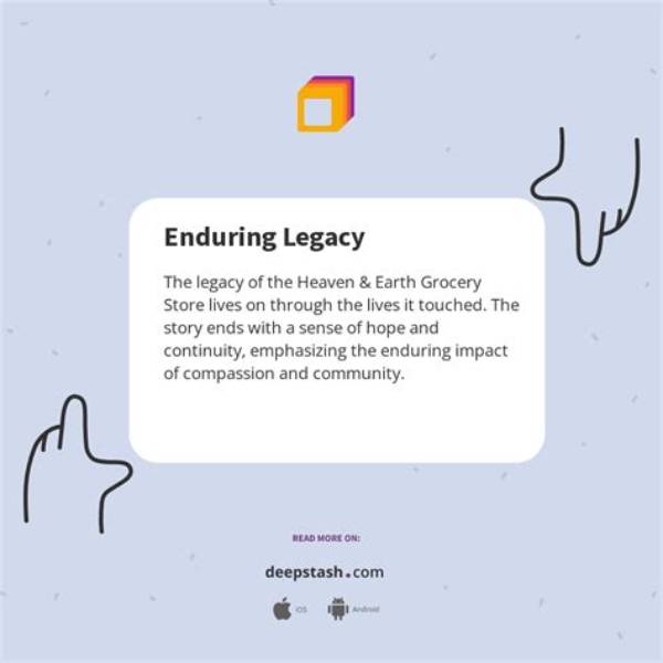 Enduring Legacy and Personal Story Revealed