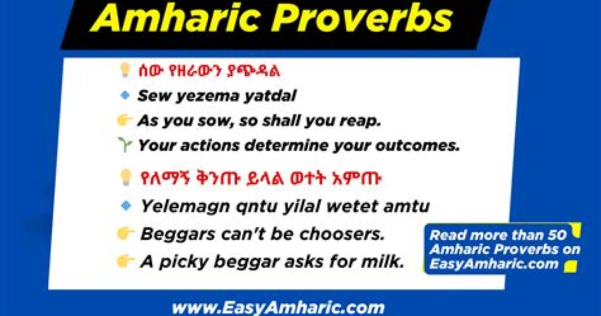 Essential Amharic Proverbs: Wisdom and Wit from Ethiopia