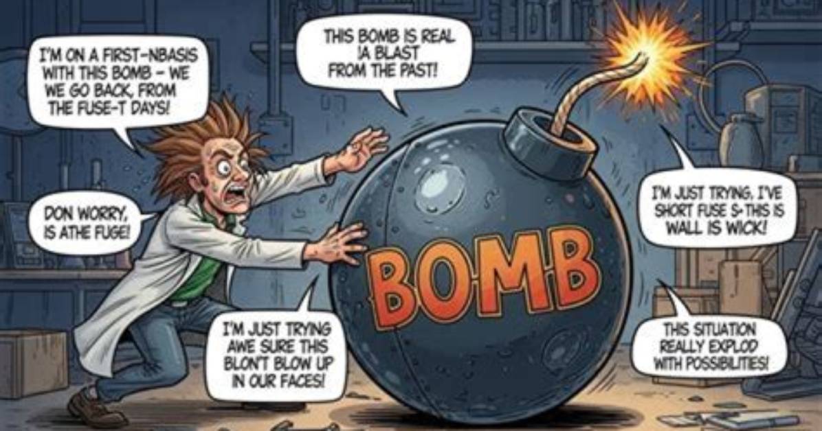 Explosive Laughter: the Art of Bomb Jokes