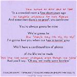 Immortal Lyrics from Peter Taylor's Timeless Music