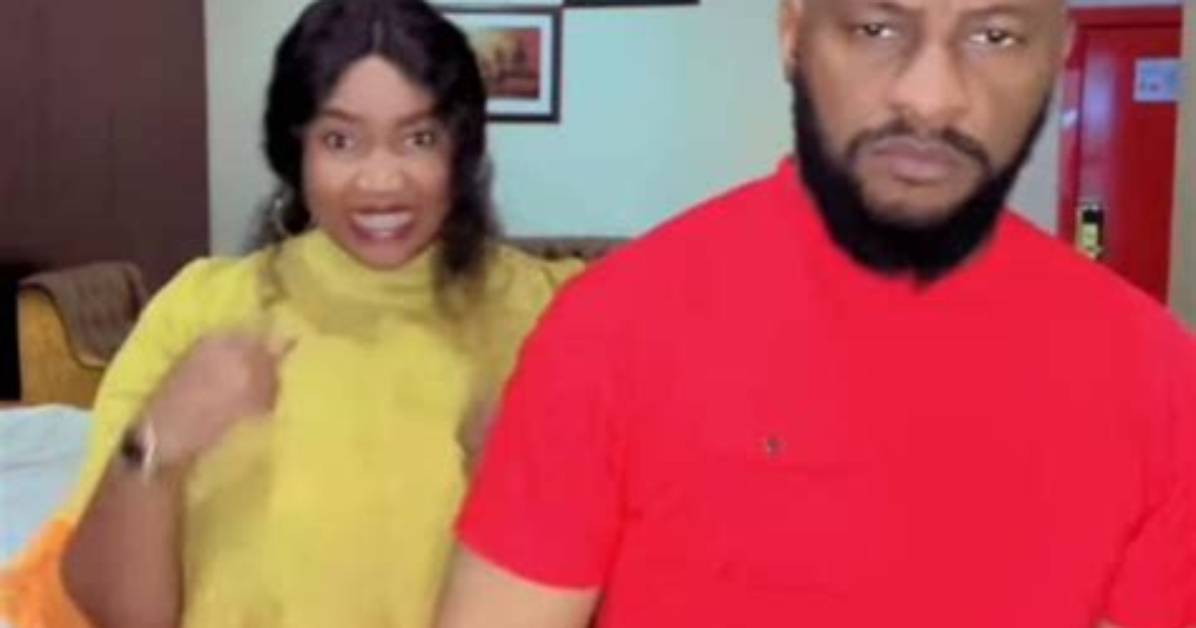 Judy Austin Hypes Self as Yul Edochie Returns to Her in Enugu