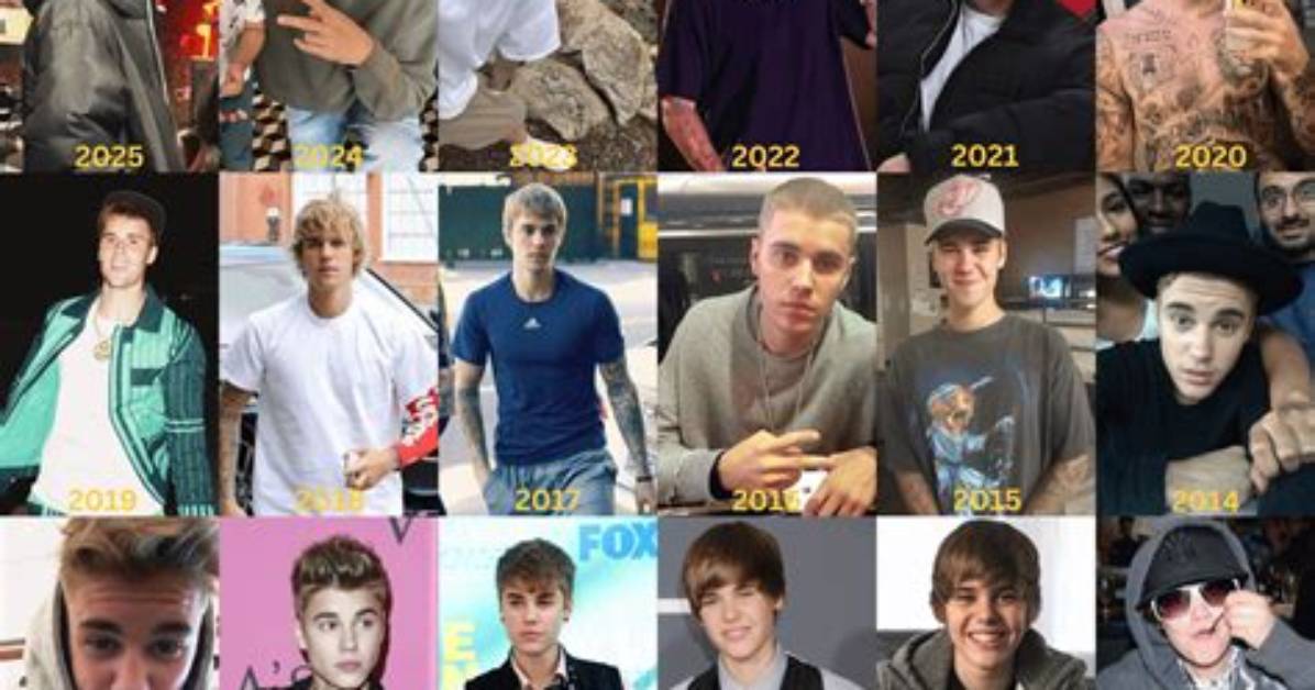 Justin Bieber: a Journey Through the Year's and His Current Age