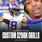 Justin Jefferson Grills Cost Unveiled