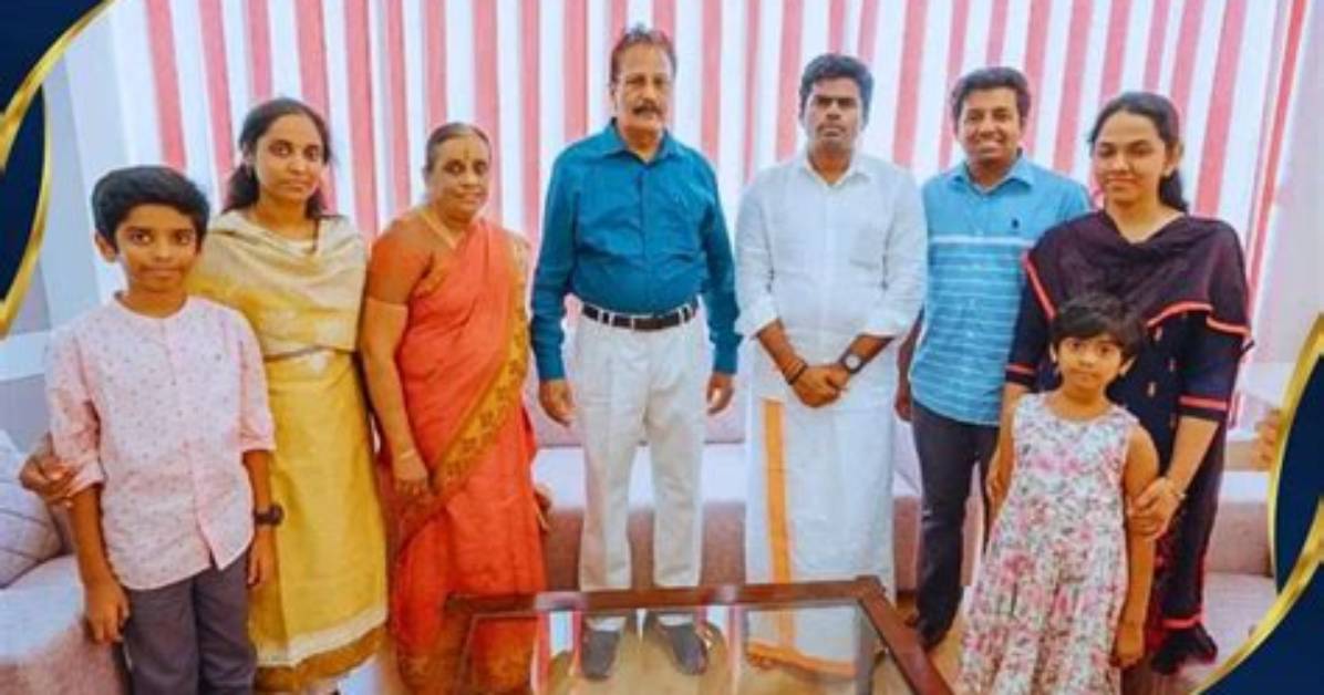K. Annamalai Family Moments: a Glimpse into His Personal Life