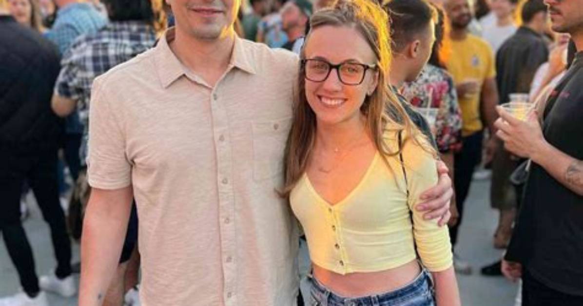 Kat Timpf and Cameron Friscia