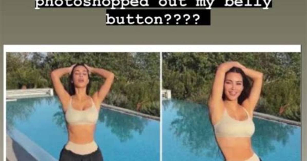 Kim Kardashian Seemingly Denies Photoshop Accusations from Viral Family Christmas Eve Picture