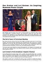 Lori and Dan Greiner: a Powerhouse Entrepreneurial Duo