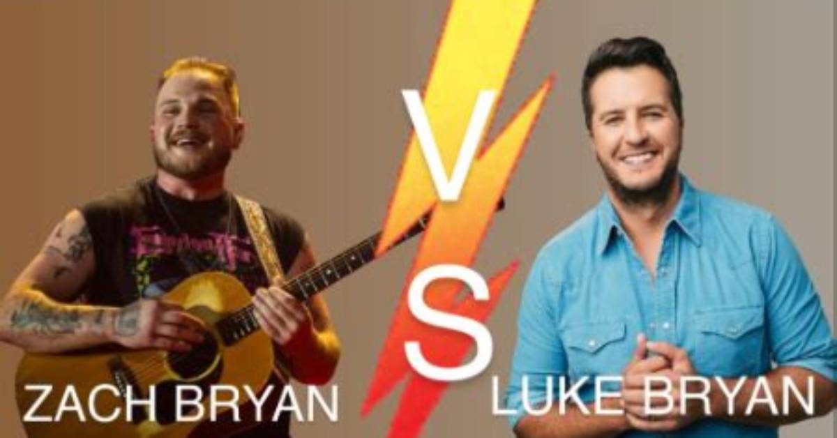 Luke Bryan Vs. Zach Bryan: a Showdown in Country Music