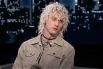 Machine Gun Kelly Wears Head-to-Toe Leopard Outfit at the Kardashian Christmas Eve Party