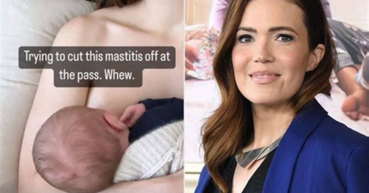 Mandy Moore Tries to ‘Cut This Mastitis off at the Pass’ as She Nurses Baby Son Ozzie, 3 Weeks