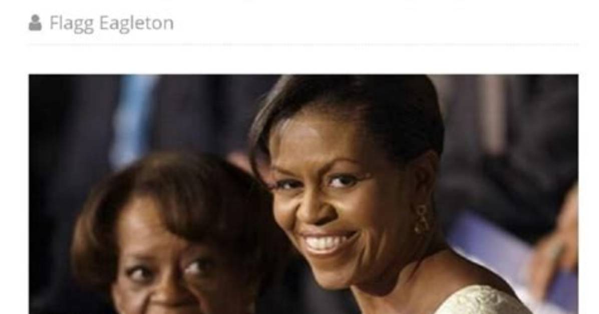 Mary Mcgillicuddy Robinson Is Not Michelle Obama’s Mother, Death Hoax on Twitter