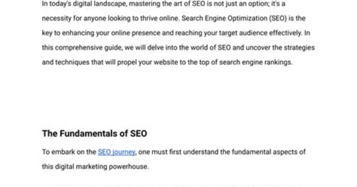 Mastering the Art of Seo: a Guide to Check Google Rank Position
