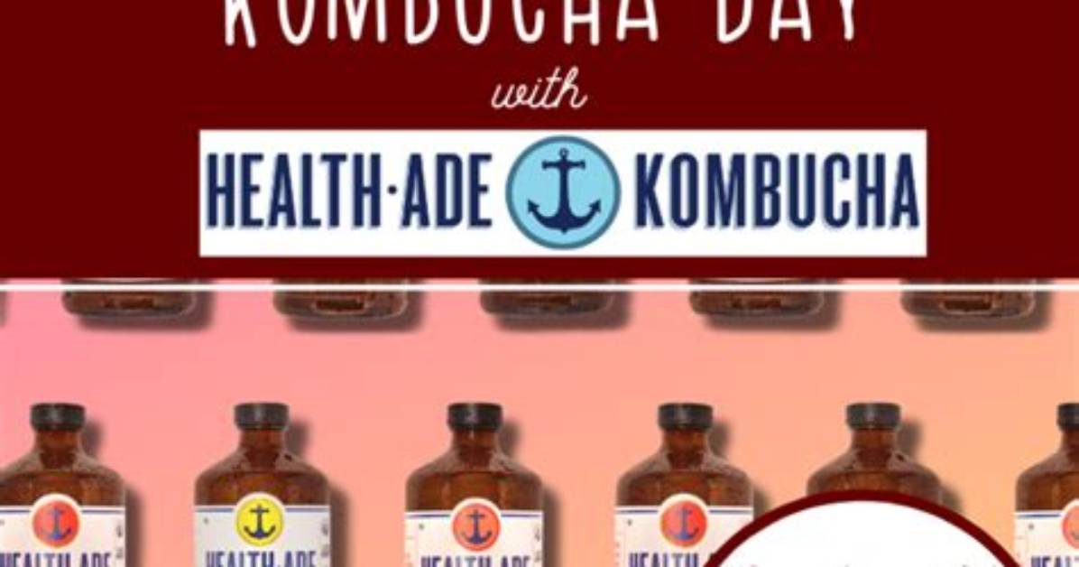 National Kombucha Day: a Bubbly Celebration of the Healthiest Tea