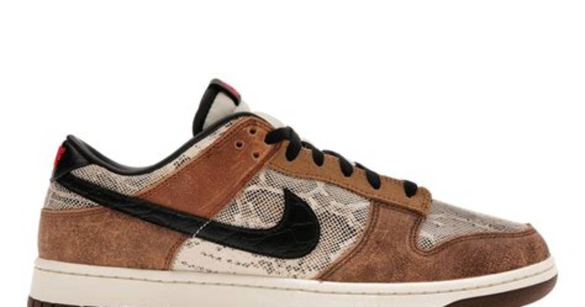 Nike Dunk Low Co. Jp “Brown Snakeskin” Shoes: Where to Buy, Price, and More Details Explored