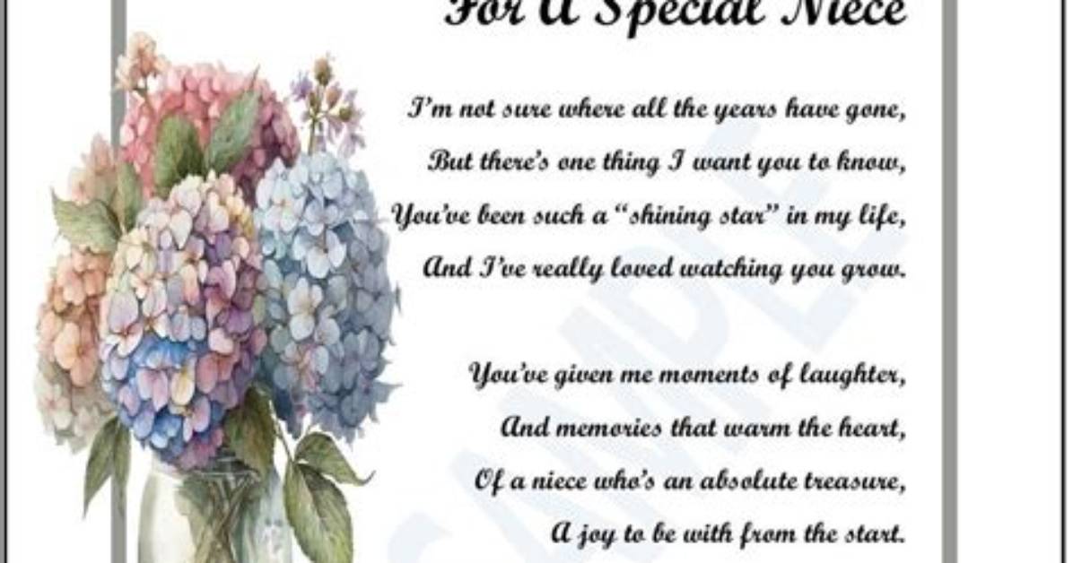 Nurturing Bonds: Heartfelt Niece Poems and Quotes