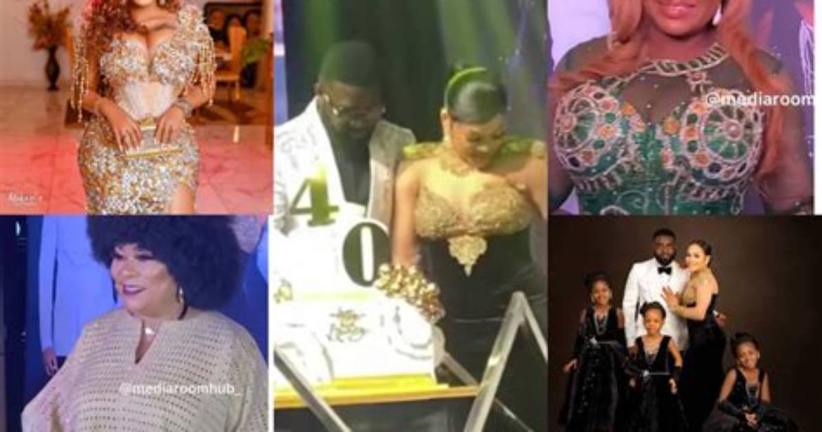 Obi Cubana, Whitemoney, Sola Sobowale, Others Storm Lanre Makun’s 40Th Birthday Party