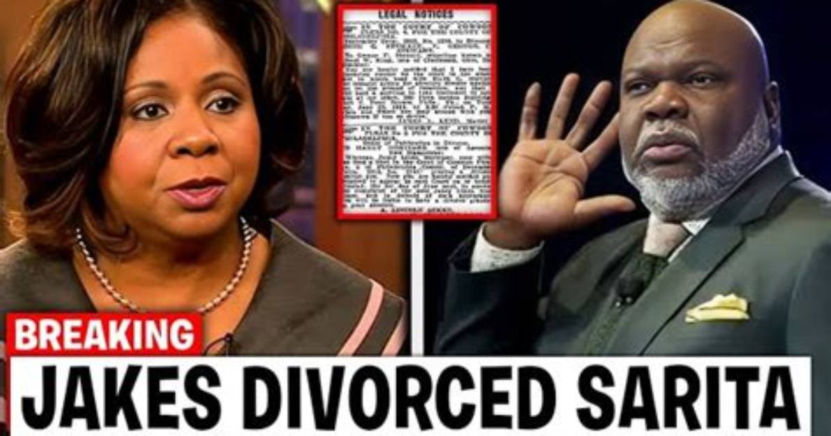 Serita Jakes Files for Divorce from Bishop T. D. Jakes
