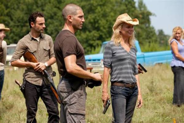 Shane and Andrea in "The Walking Dead"