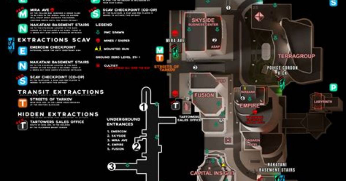Tarkov Map Ground Zero: a Deep Dive into the Heart of Escape from Tarkov