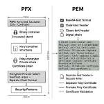 The Intriguing Differences Between Pfx and P12 Certificates