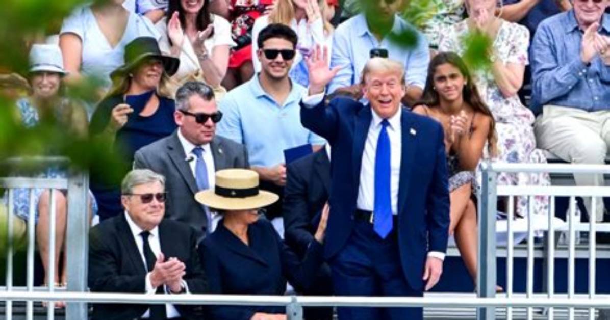 Trump Attends Barron's Elite Graduation Ceremony