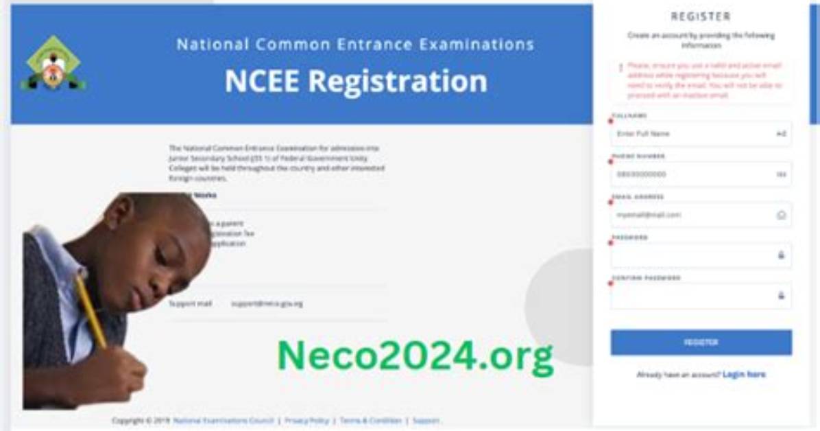 Uncover the Secrets: Neco Registration 2024 Unveiled!