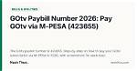 Uncover the Secrets of Gotv M-Pesa Paybill for Effortless Payments