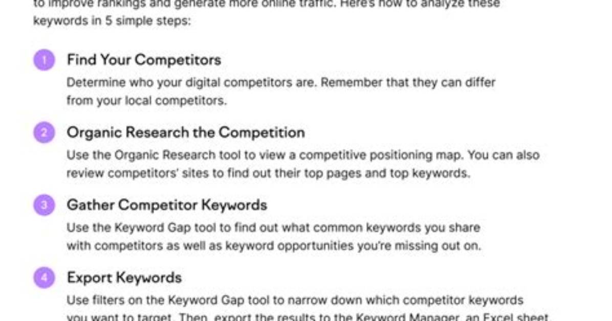 Uncovering the Secrets: Check Competitor Keyword Strategies