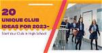 Unique High School Club Ideas That Shine