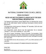 Unlock the Neco Registration 2024 Closing Date: Your Guide to Success