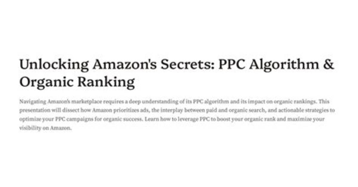 Unlocking the Secrets of Organic Search Ranking